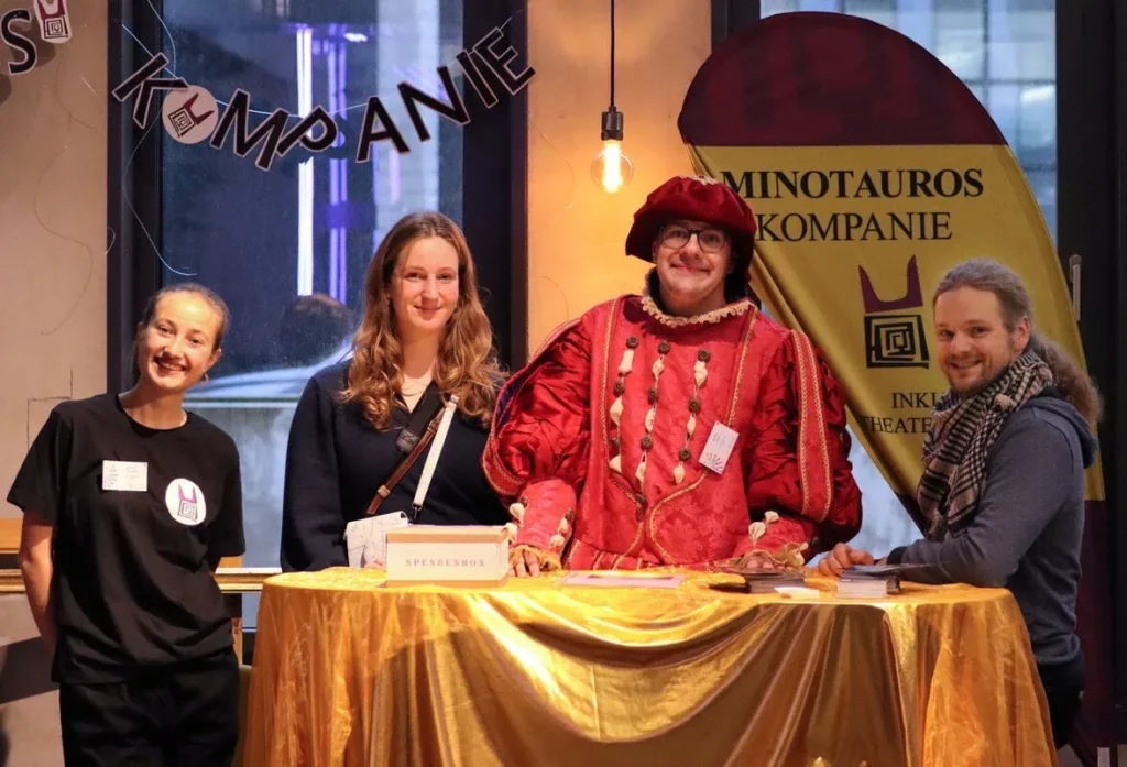 "Inklusion ist Mehrwert": LAG-Fachkongress 2023 mit der MINOTAUROS KOMPANIE 4 6 - LAG Kongress Inklusion ist Mehrwert 2023 - MINOTAUROS KOMPANIE - Elbe Werkstatten GmbH
